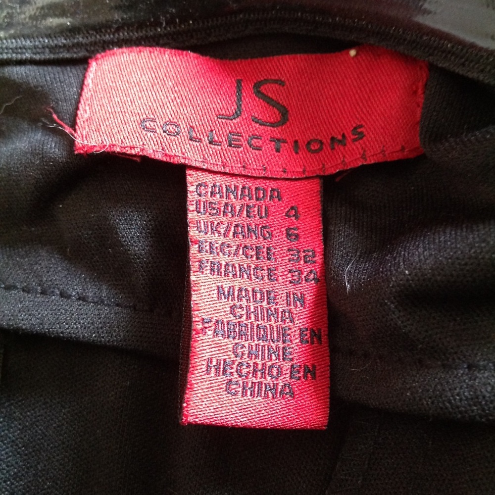 Stunning J S Collection Accordion Pleated Dress Gem